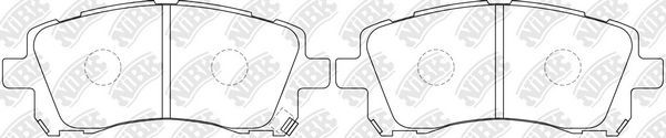 Тормозные колодки NiBK. Артикул PN7390