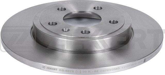 Тормозной диск Zekkert задний для SEAT Exeo 2009-2013. Артикул BS-6675