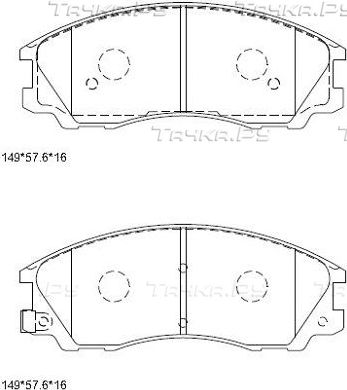 Тормозные колодки Asimco. Артикул KD9719