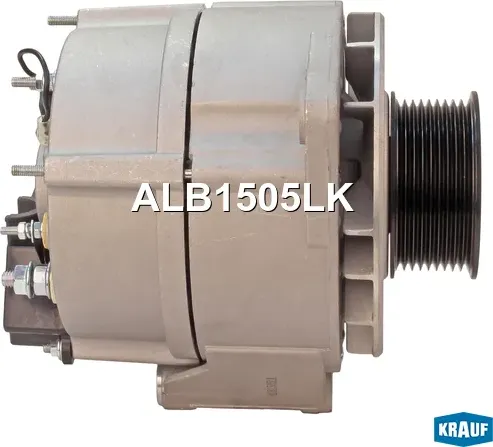 Генератор MERCEDES дв.OM541,542 28В 100А с шкивом (9 ручьев) KRAUF. Артикул ALB1505LK