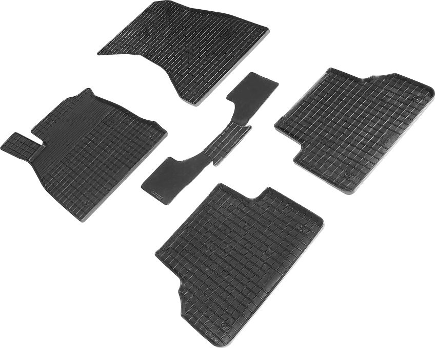 Коврики резиновые Seintex с узором сетка для салона Audi A4 B9 2015-2020. Артикул 98072