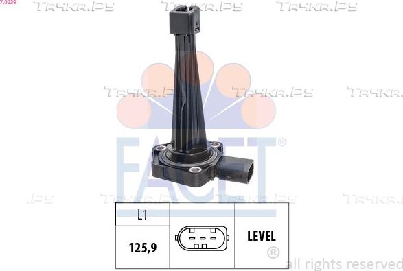 Датчик уровня масла Facet Made in Italy - OE Equivalent для Land Rover Discovery IV 2009-2016. Артикул 7.0239