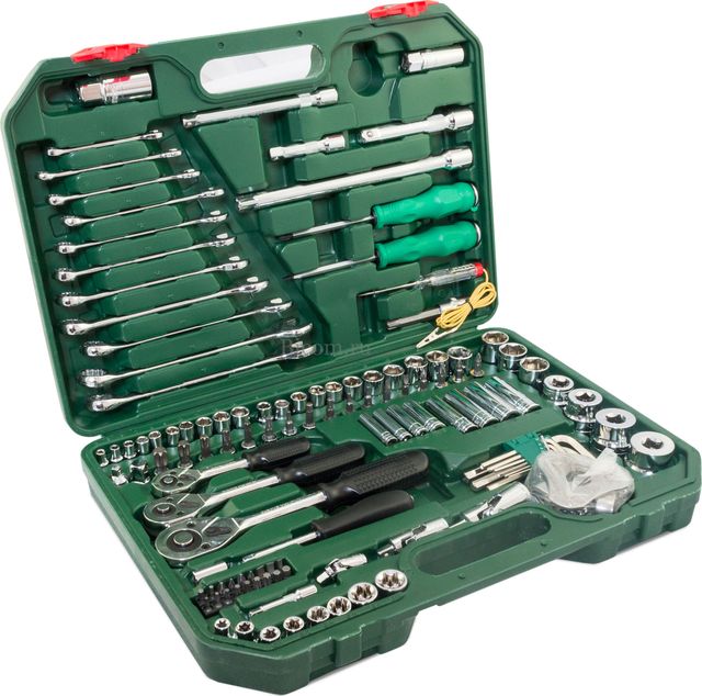 Набор инструментов China 121 предмет, цвет Зеленый. Артикул 4487