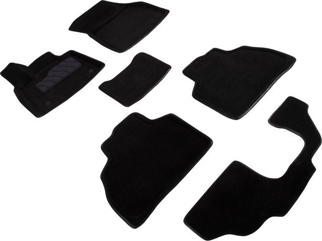 Комплект ковриков 3D Seintex для салона BMW X7 G07 2018-2026 ЧЕРНЫЙ. Артикул 92948