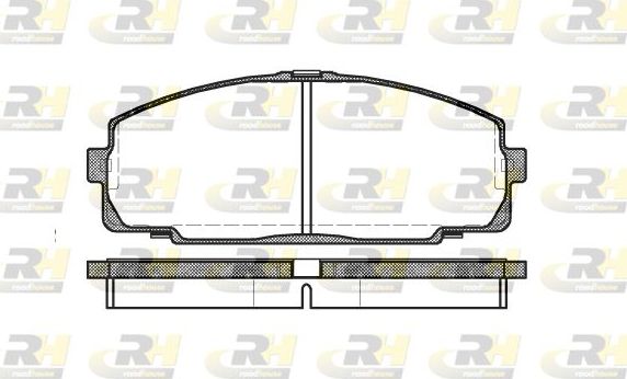 Тормозные колодки RoadHouse. Артикул 2421.00