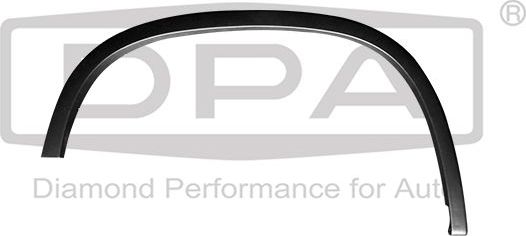 Подкрылок DPA задний правый для Volkswagen Tiguan I 2007-2018. Артикул 88541796202
