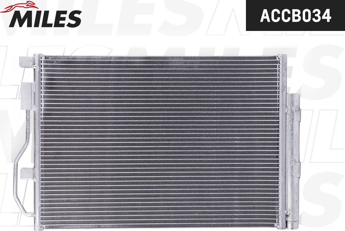 Радиатор кондиционера (конденсатор) Miles (алюминий). Артикул ACCB034