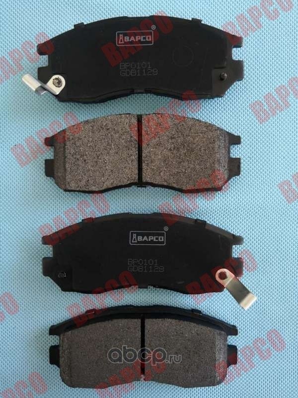Колодки тормозные дисковые пер. HYUNDAI SANTAMO 99-02 MITSUBISHI CAR (Bapco) Bapco. Артикул BP0101
