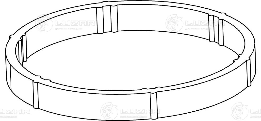 Прокладка коллектора SKODA OCTAVIA A5 (04-)/VW JETTA (05-) 1.6I (4 шт.) (впуск.) (Luzar). Артикул LES 41802