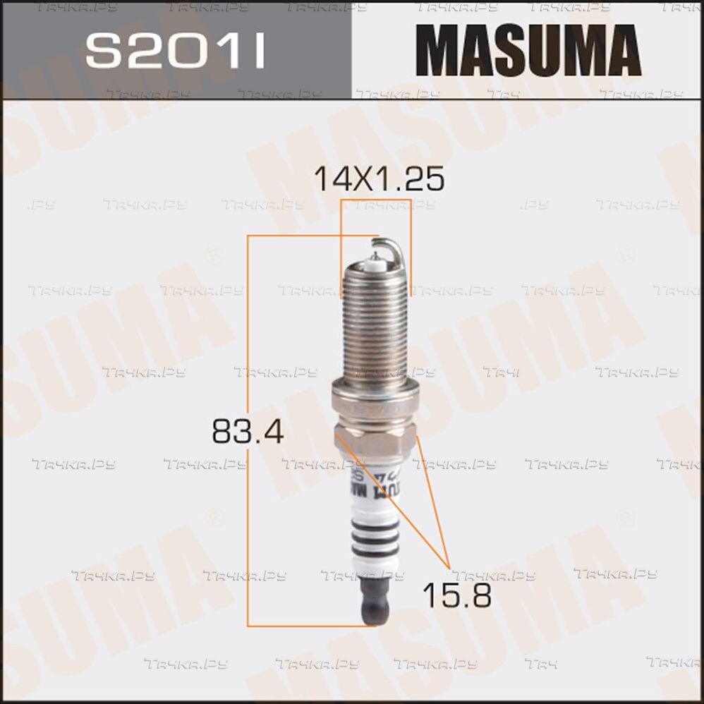 Свеча зажигания Masuma для Subaru Outback III 2003-2009. Артикул S201I