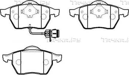 Тормозные колодки HSB. Артикул HP8536