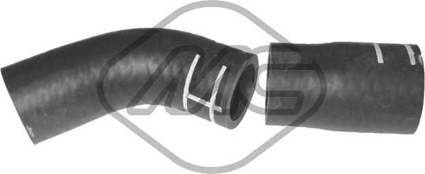 Патрубок радиатора (системы охлаждения) Metalcaucho. Артикул 09573