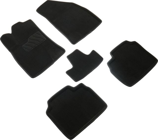 Коврики Seintex 3D ворсовые для салона Chery Arrizo 8 2022-2026 Черные. Артикул 316339