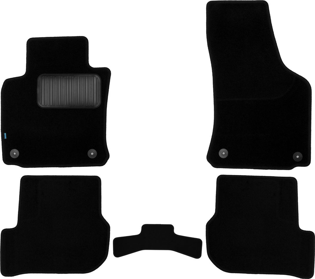 Коврики Klever Premium для салона Skoda Octavia A5 седан рестайлинг 2008-2013. Артикул KLEVER03450822110kh