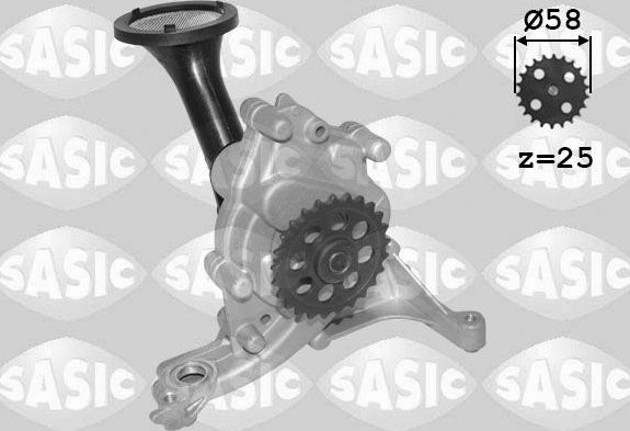 Масляный насос Sasic для Citroen C3 Aircross 2017-2026. Артикул 3650003