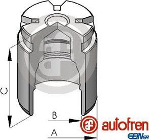 Поршень тормозного суппорта Autofren Seinsa задний для Hyundai i20 II 2014-2024. Артикул D025530