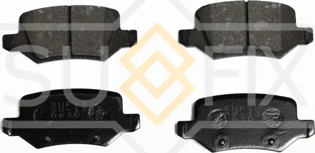Колодки тормозные дисковые | зад прав/лев | (Sufix). Артикул SX-1302