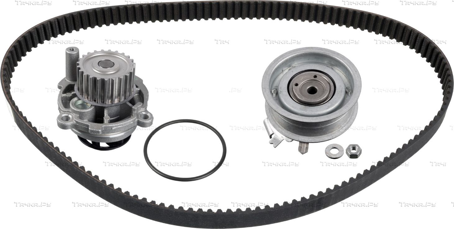 Помпа (водяной насос) с комплектом ремня ГРМ Febi Bilstein для Volkswagen Golf Plus I 2005-2013. Артикул 32814