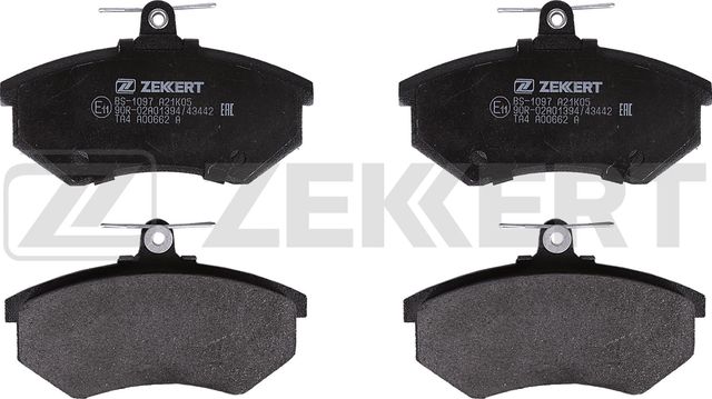 Тормозные колодки Zekkert передние для Audi 90 I (B2) 1984-1987. Артикул BS-1097