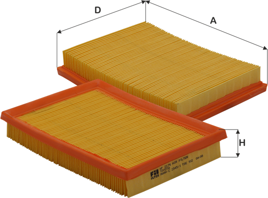 Воздушный фильтр FIL Filter. Артикул HP 2176