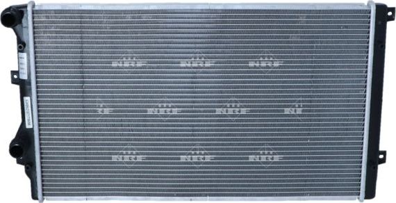 Радиатор охлаждения двигателя NRF EASY FIT задний для SEAT Leon II 2005-2012. Артикул 53406