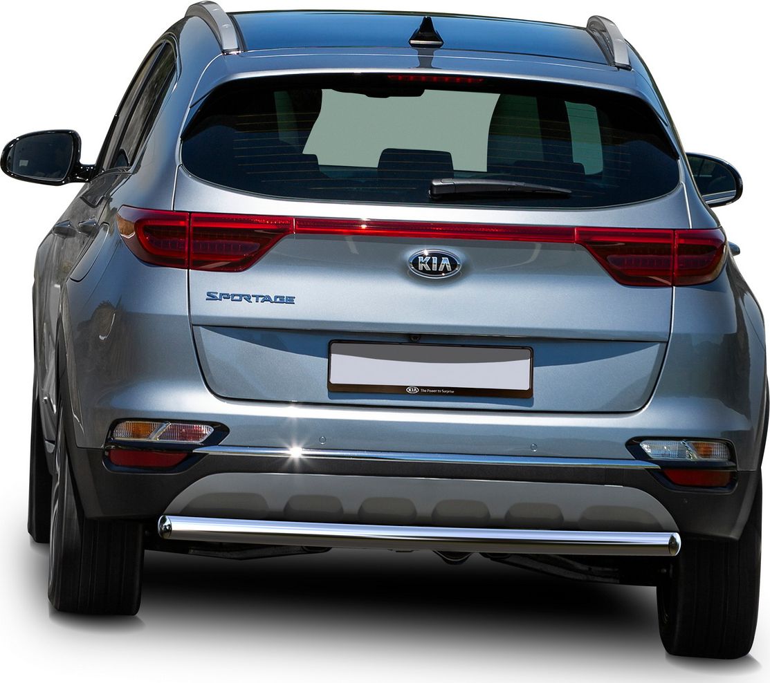 Защита Rival заднего бампера d57 для Kia Sportage IV рестайлинг (кроме GT-Line) 2018-2026. Артикул R.2811.002