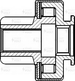 Бендикс стартера StartVOLT для Nissan Micra V 2005-2026. Артикул VCS 1401
