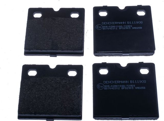Тормозные колодки Denckermann задние для Tesla Model X I 2015-2026. Артикул B111908