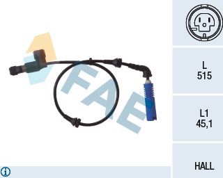 Датчик ABS FAE передний левый для BMW Z4 I (E85/E86) 2002-2008. Артикул 78014