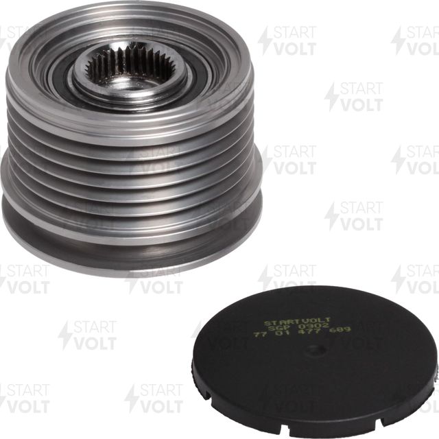 Муфта генератора обгонная StartVOLT для Dacia Logan I 2010-2012. Артикул SGP 0902