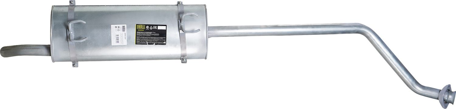 Глушитель Trialli (алюминий / сталь). Артикул EMM 0337