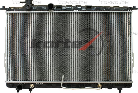 Радиатор HYUNDAI SONATA 98-05 2.0/2.4/2.5/2.7 АКПП (Kortex). Артикул KRD1058