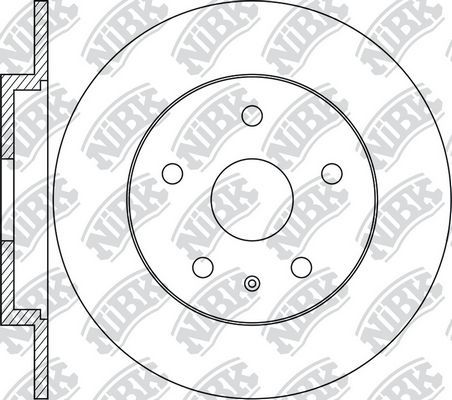 Тормозной диск NiBK. Артикул RN1676