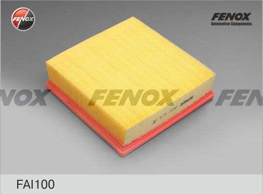 Воздушный фильтр Fenox. Артикул FAI100