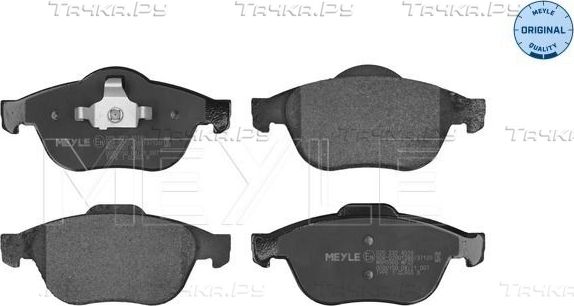 Тормозные колодки Meyle Original передние для Renault Scenic II 2002-2003. Артикул 025 232 4518