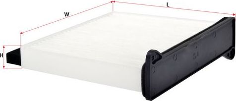 Салонный фильтр Sakura. Артикул CA-1006