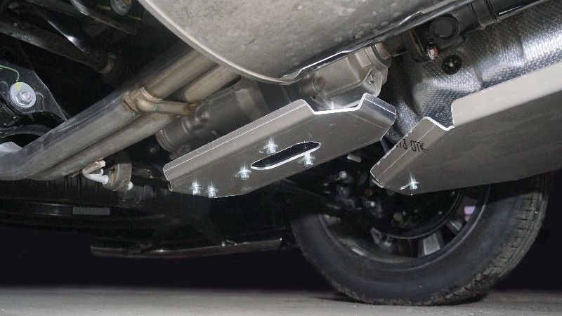 Защита алюминиевая ТСС (4 мм) для заднего редуктора Changan CS95 2024-2026. Артикул ZKTCC00705