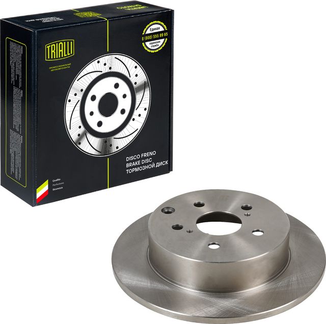 Тормозной диск Trialli задний для Toyota Verso I 2009-2018. Артикул DF 084107