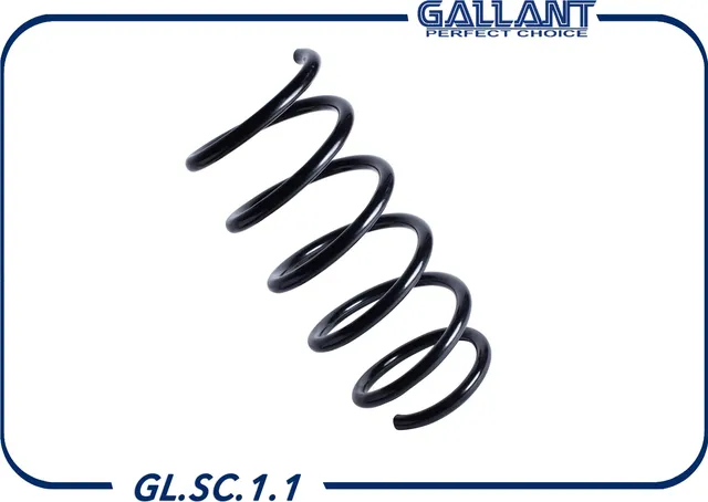 Пружина передней подвески Renault Logan 1,4 до 2014г, Lada Largus (6001548549) (Gallant). Артикул GLSC11