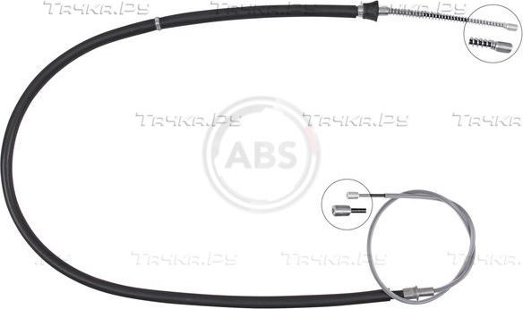 Трос ручника (тросик ручного тормоза) ABS. Артикул K10099