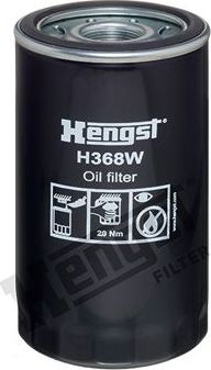 Масляный фильтр Hengst. Артикул H368W
