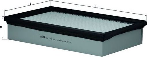 Воздушный фильтр Mahle. Артикул LX 1943