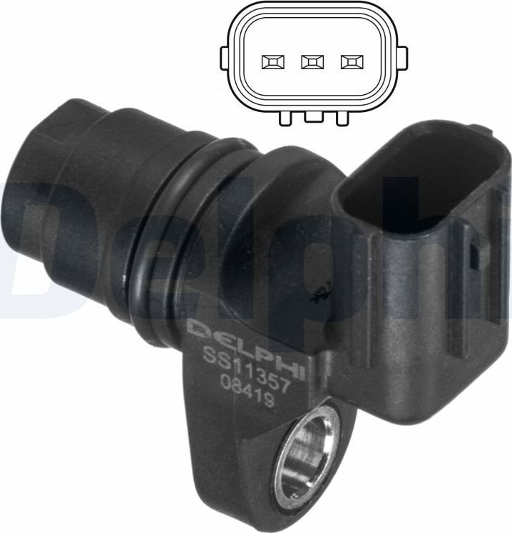 Датчик положения распредвала Delphi. Артикул SS11357