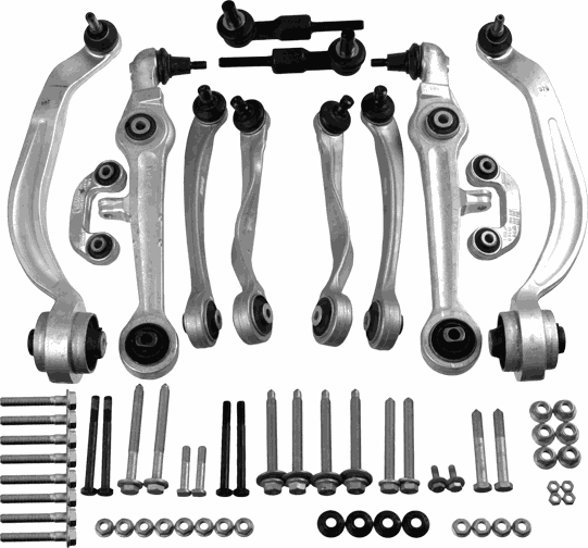 Рычаги передней подвески Lemforder правый/левый верхний/нижний для Volkswagen Passat B5 1996-2005. Артикул 27421 01