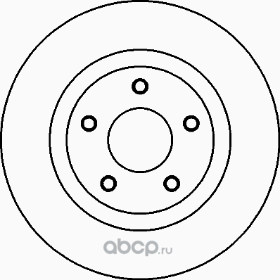 Тормозной диск Nissan. Артикул 402061KC1A