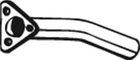 Глушитель (задняя часть) Bosal (Бельгия). Артикул 339-257