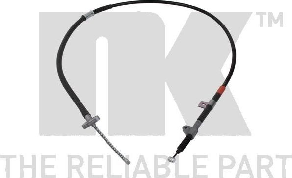 Трос ручника (тросик ручного тормоза) NK левый для Lexus ES III 2001-2006. Артикул 9045169