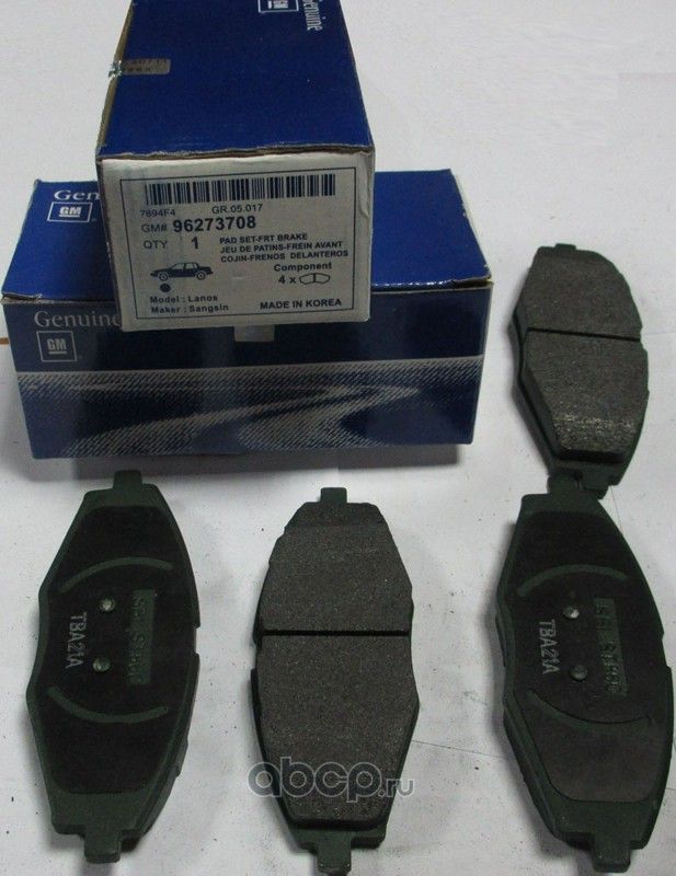 Тормозные колодки General Motors. Артикул 96273708