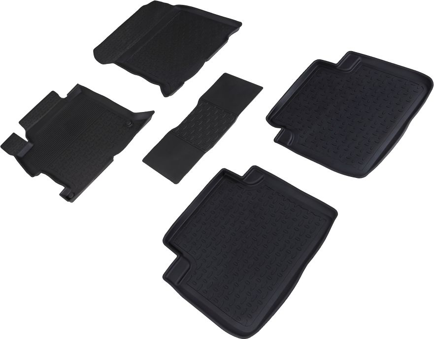 Коврики резиновые Seintex с высоким бортиком для салона Honda Accord IX 2012-2026. Артикул 84849