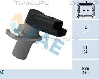 Датчик положения коленвала FAE для Peugeot 407 2004-2011. Артикул 79117